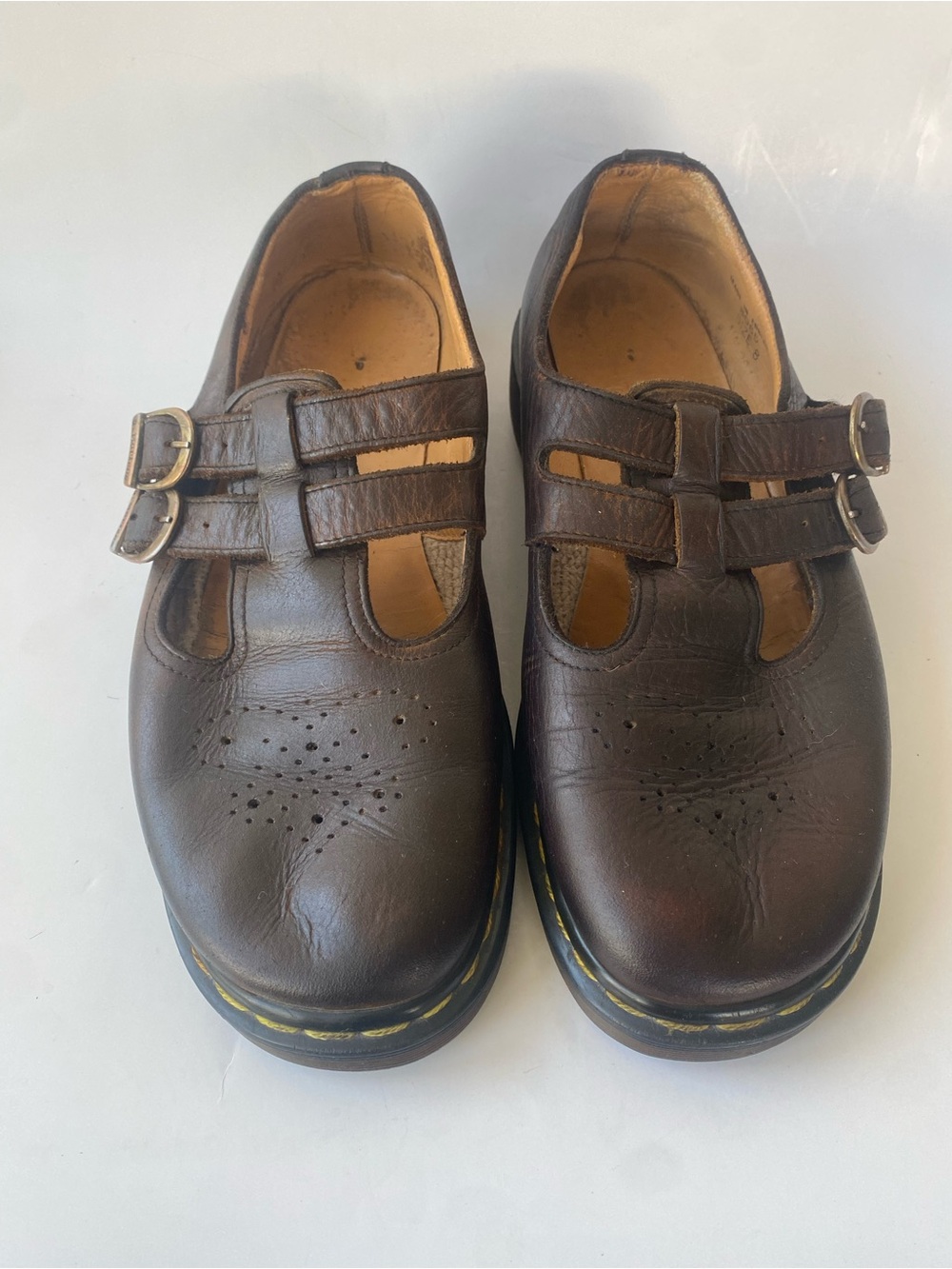 1990s Dr. Marten’s Mary Jane 8065 Made In England Good Condition WmnsUK 8 US 9.5